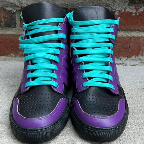Mobuckets | A Custom Shoe concept by Mo Buckets Costume Made Mon$ter Retro Basketball Shoe Size 7 Made in Italy